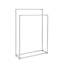 MODO Free Standing Towel Rack - Brushed Stainless Steel-876538515