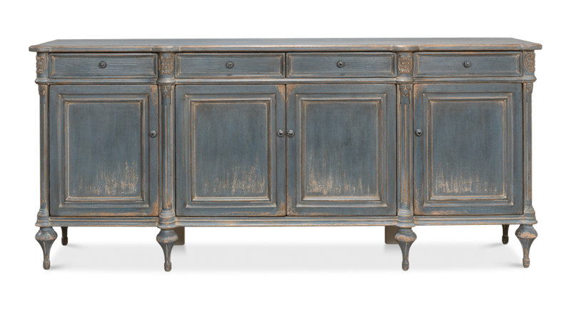 Lilac 88'' W Solid Wood Sideboard