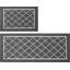Tapis de cuisine antidérapant et moelleux 2 pièces-956797284-956797280