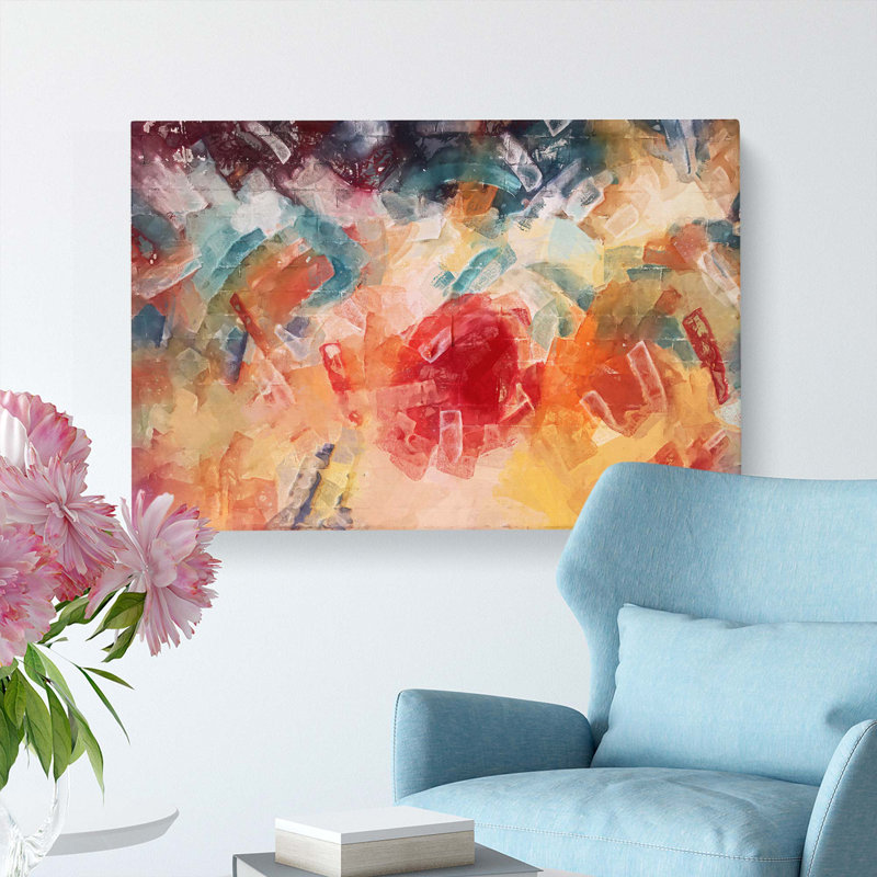 Lets Dance In Abstract - Wrapped Canvas Painting, 35cm H x 50cm W x 3cm D