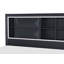 Lit plateforme moderne bleu minuit avec tiroirs de rangement et tête de lit bibliothèque pour une organisation améliorée de la chambre à coucher (matelas non inclus)