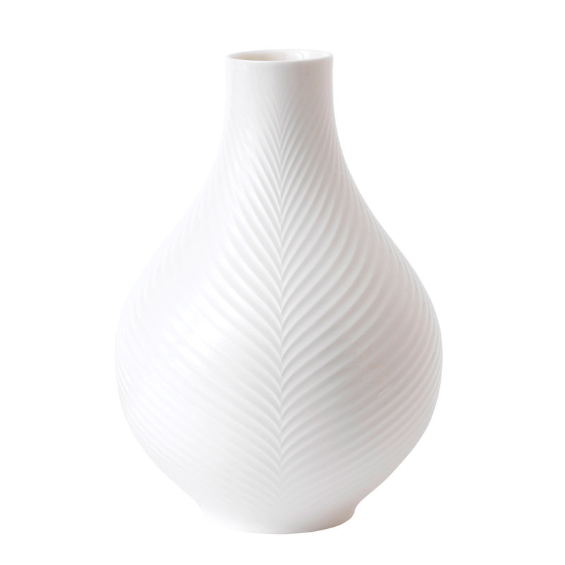 White Porcelain Bouquet Table Vase