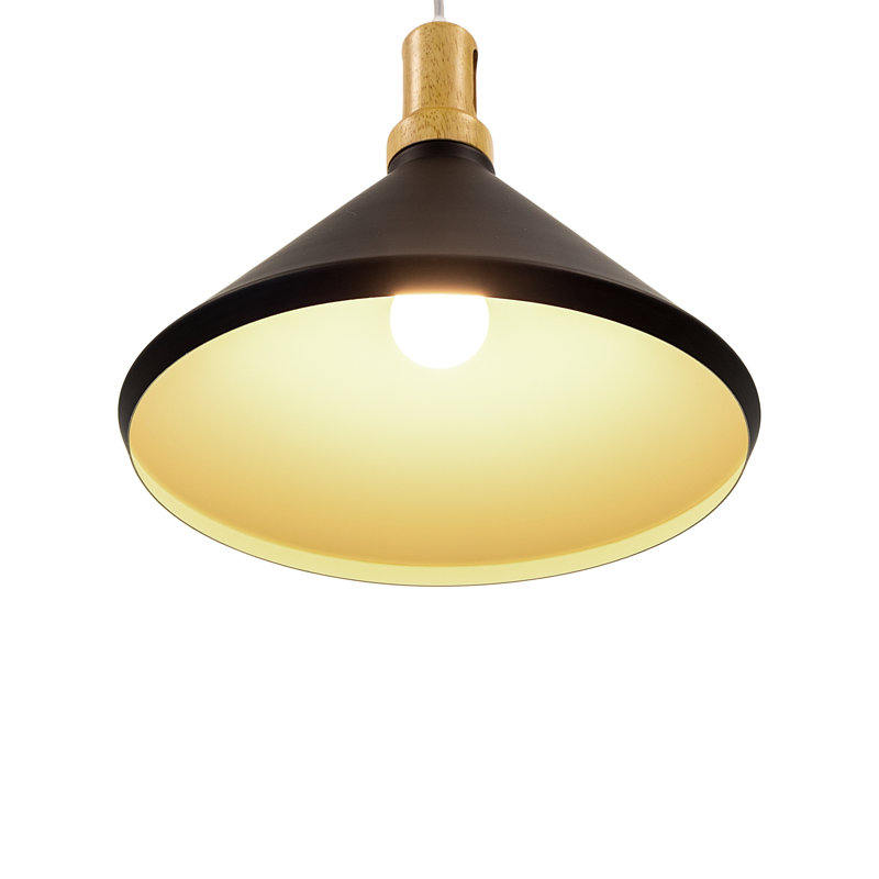 Luminaire suspendu 1 lumière à cône simple Way Wick