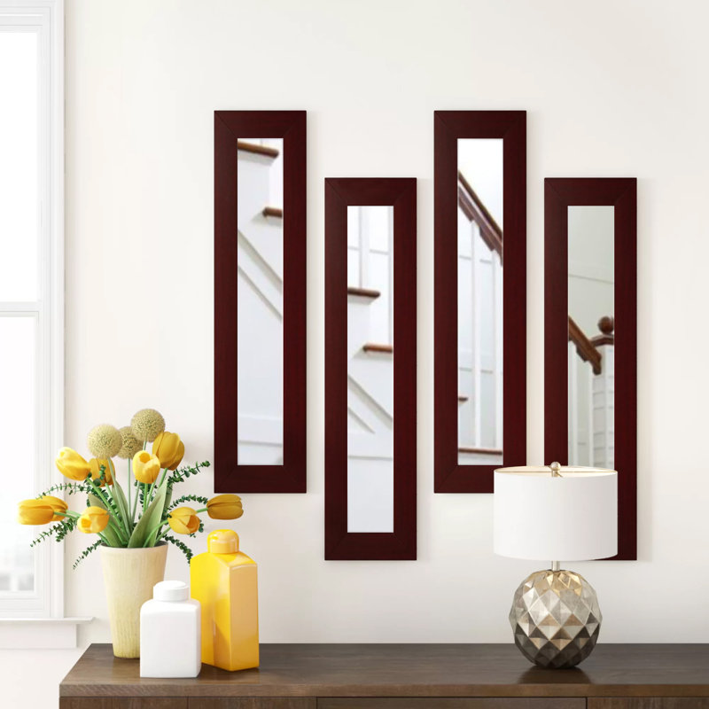 Miroir pleine grandeur moderne et contemporain Billie-Rae, H 29,5 po x l 11,5 po