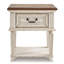 Table de chevet 1 tiroir Heraldas