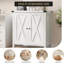 Buffet avec tablette réglable et armoire de rangement style campagne moderne-1060375196