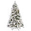 Arbre de Noël enneigé avec lumières préinstallées-1868087820