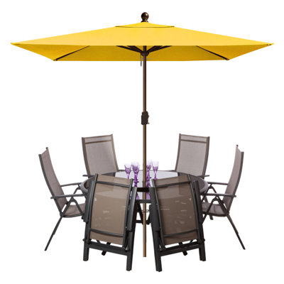 Monek 78'' x 120'' Rectangular Market Umbrella