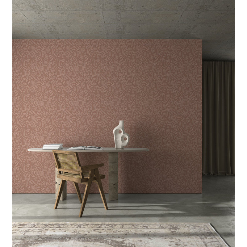 Papier peint Aire - Dusty Rose par Sabrina Yvonne
