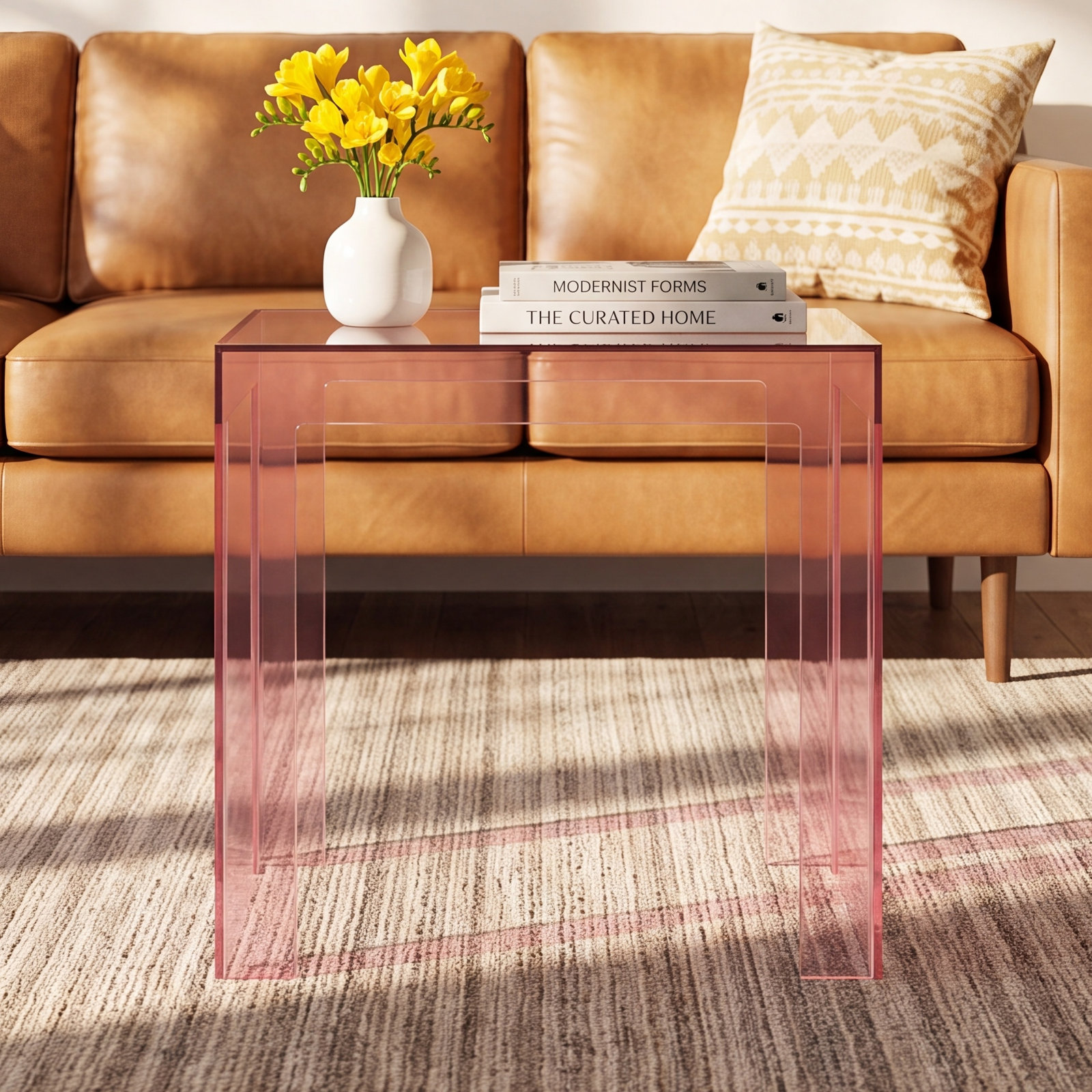 Jolly Coffee Table, Pink