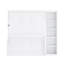 Lit escamotable double pleine grandeur avec bureau et bibliothèque - Lit escamotable double pliable blanc compact-1505895935-1505895928