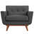 Carson Carrington Sigtuna Wooden Leg Mid-century Armchair-827474668