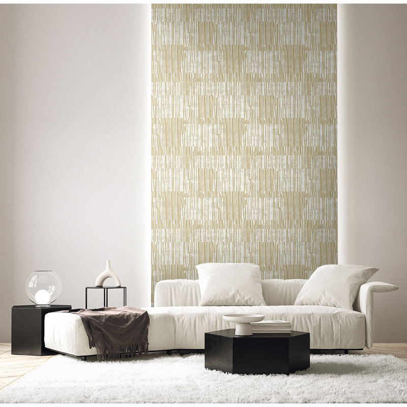  Papier peint non tissé non tissé Designs Serapha Lines, Miel