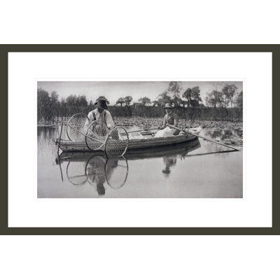 Setting the Bow-Net by Peter Henry Emerson -Framed Giclee Print