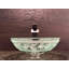 Lavabo de salle de bain vasque circulaire en verre Flower