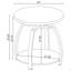 Ensemble de tables basses rondes 2 pièces