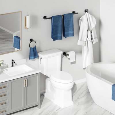 Ensemble d'accessoires de salle de bain en acier inoxydable, 4 pièces