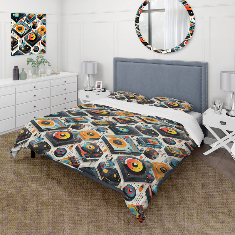 Literie pour plateaux tournants, Housse de couette simple + 1 taie décorative stan