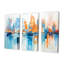 Copper - ensemble d'art mural abstrait paysage-108318826-108318830