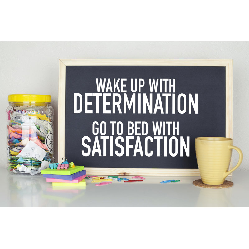 Motivational Quote by Oko_SwanOmurphy - Wrapped Canvas Print, 30cm H x 46cm W x 3.8cm D
