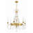 Lavia 6 - Light Steel Dimmable Chandelier
