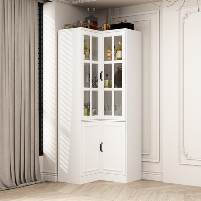 78.9"H Corner China Cabinet
