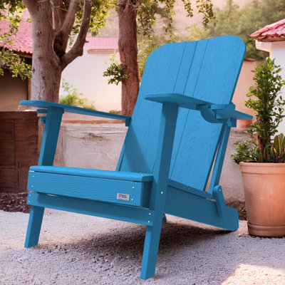 Breianna Foldable Outdoor Adirondack Chair