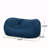 Marlin 6.5 Foot Suede Cylindrical Bean Bag, Midnight Blue