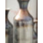 Ensemble de vases de plancher en fer forgé à la main 3 pièces avec finition brûlée - Vases en métal industriel rustique (28,34 po, 24,4 po, 20,4 po)