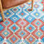 Tapis rouge / bleu Horwich 414-1897510211