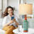 Beeram Ceramic USB Table Lamp