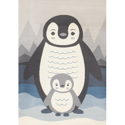 Tapis pingouin pour enfants