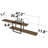 Xabier 2 Piece Accent Shelf