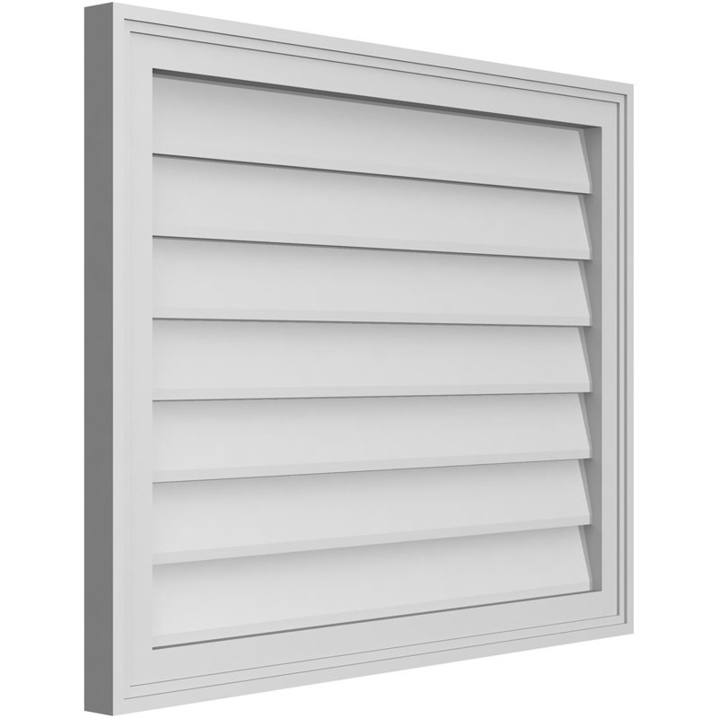 Brickmould Frame, Primed Tan, 24" H x 30" W x 1.5" D