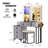 Zijo Makeup Vanity with LED Light-2133250743