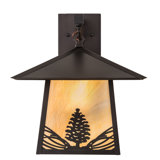 Mountain Pine 1 - Light Outdoor Wall Lantern