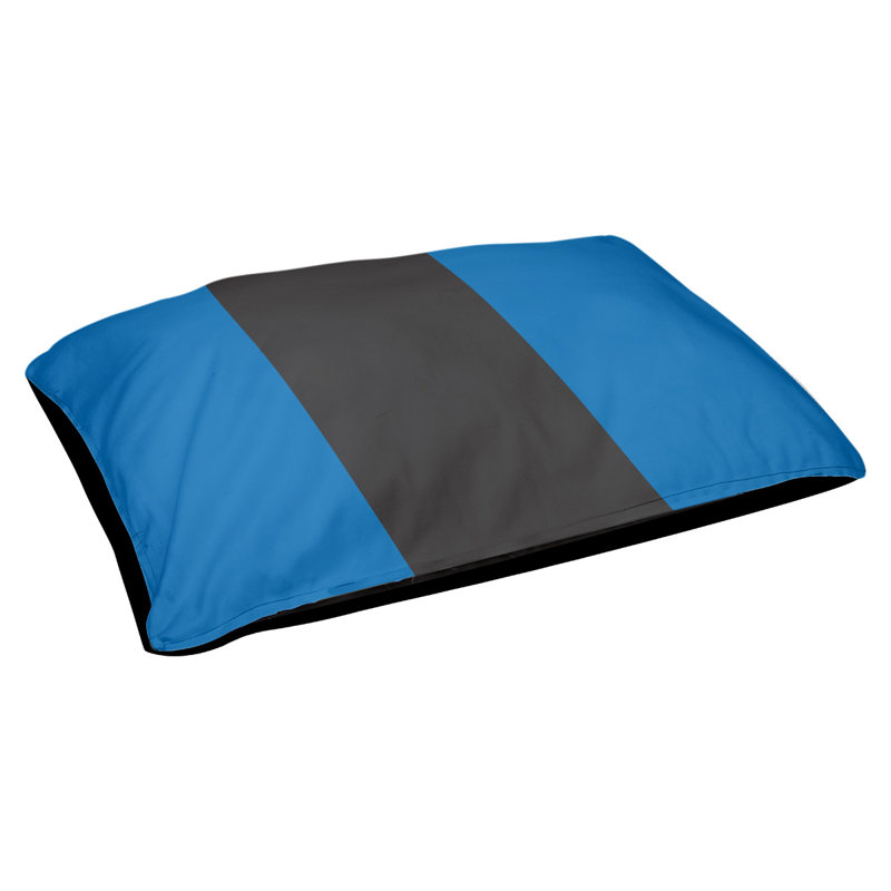 Coussin Golden State, Grand (l 40 po x P 30 po x H 14 po), Bleu royal / ardoise