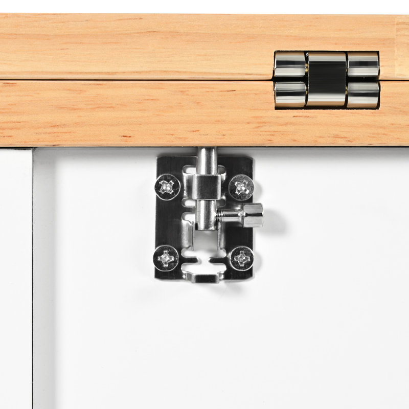 Îlot de cuisine avec comptoir et rangement pliables, porte-serviettes, tiroir, tablette coulissante, roulettes, espace pratique de comptoir de style blanc,