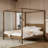 Westford Solid Wood Canopy Bed With Headboard