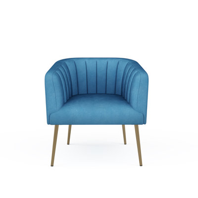 Velvet Barrel Chair