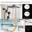 Combinaison luxueuse de pomme de douche double-112457910