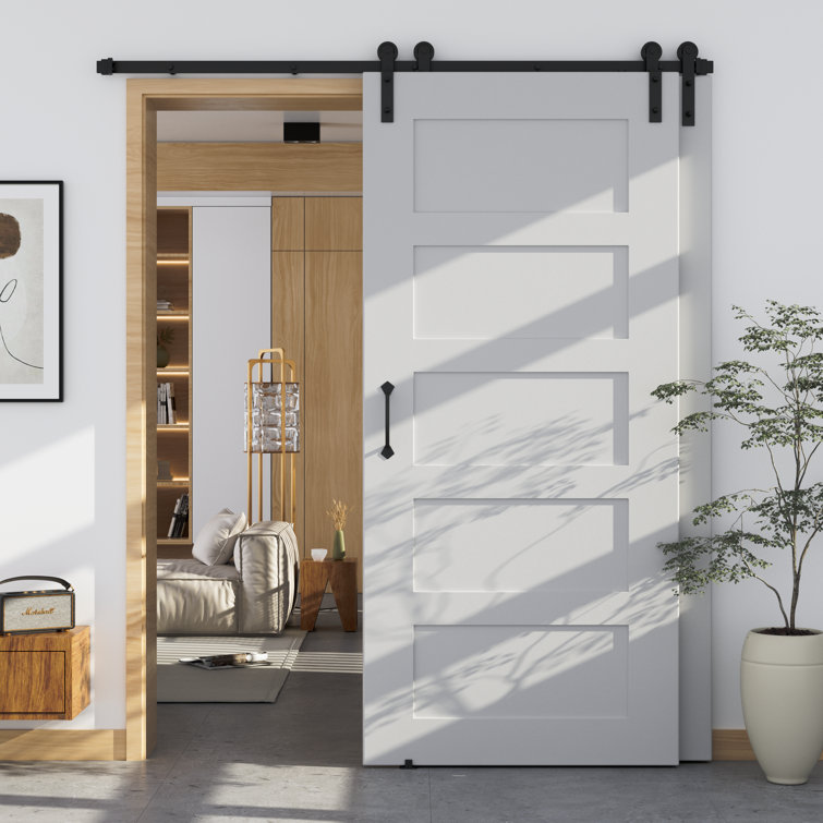 Single Track Bypass Two Door Hardware Kit (Handle Included)