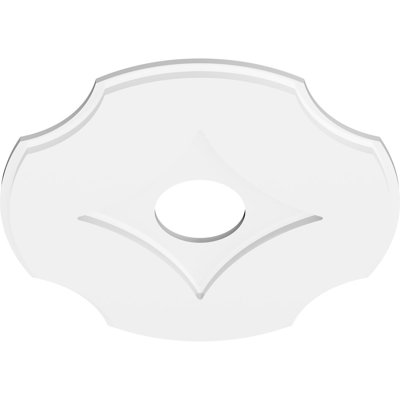 Médaillon de plafond contemporain en PVC Percival