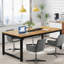 Aalderk Solid Wood Steel Computer Desk-1928445634-1928445637
