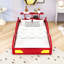 Lit plateforme simple en forme de voiture avec lattes-497445343