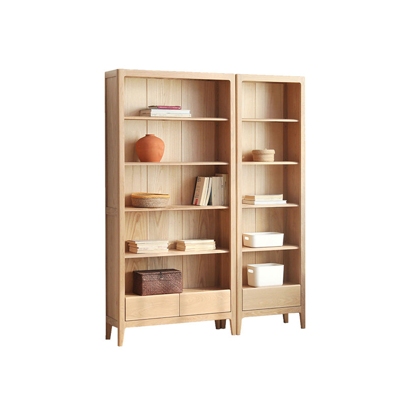 Étagère de rangement simple en bois massif pour plancher et plafond