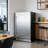 24 Inch Built-in/freestanding Refrigerator, 175 Cans Capacity, 6 Detachable Shelves, Built-in Led Lighting, Lockable Stainless Steel Door, Auto Defrost, Ideal For Homes, Bars, Hotels & Offices