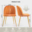 Chaise d'appoint empilable en velours-475249280