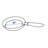 8" Baltic Blue Clay Frying Pan