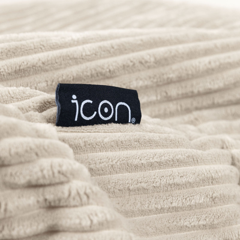 Corduroy Bean Bag Sofa, Cream
